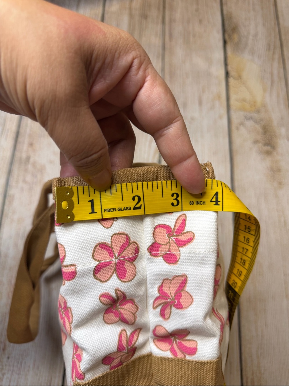 Whole Foods Hawaii Plumeria Flower Tote Mini NWT - Picture 8 of 14